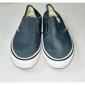 Vans Classic Slip On Sneakers Women's 8.5 Slate Blue 500714 Skater Whimsygoth